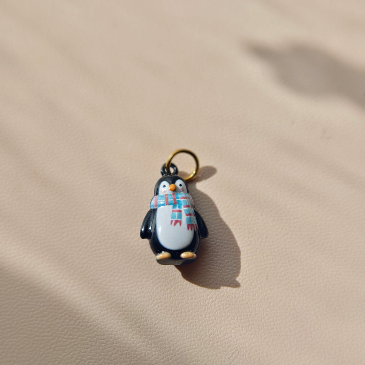 The Penguin Tea-Room Queue – Copper & Stainless Steel Penguin Charms & Pendants