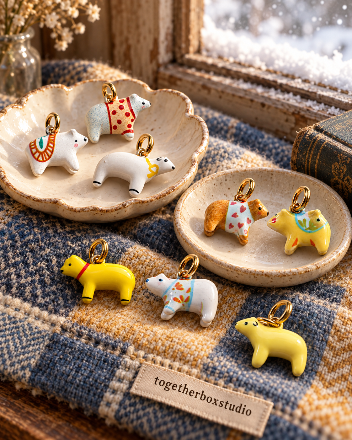 The Polar Bear Club – Copper & Stainless Steel Polar Bear Charms & Pendants