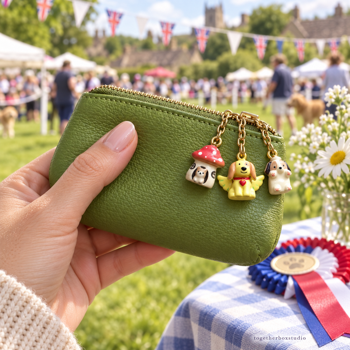 The Village Dog Show Day – Copper & Stainless Steel Dog Charms & Pendants