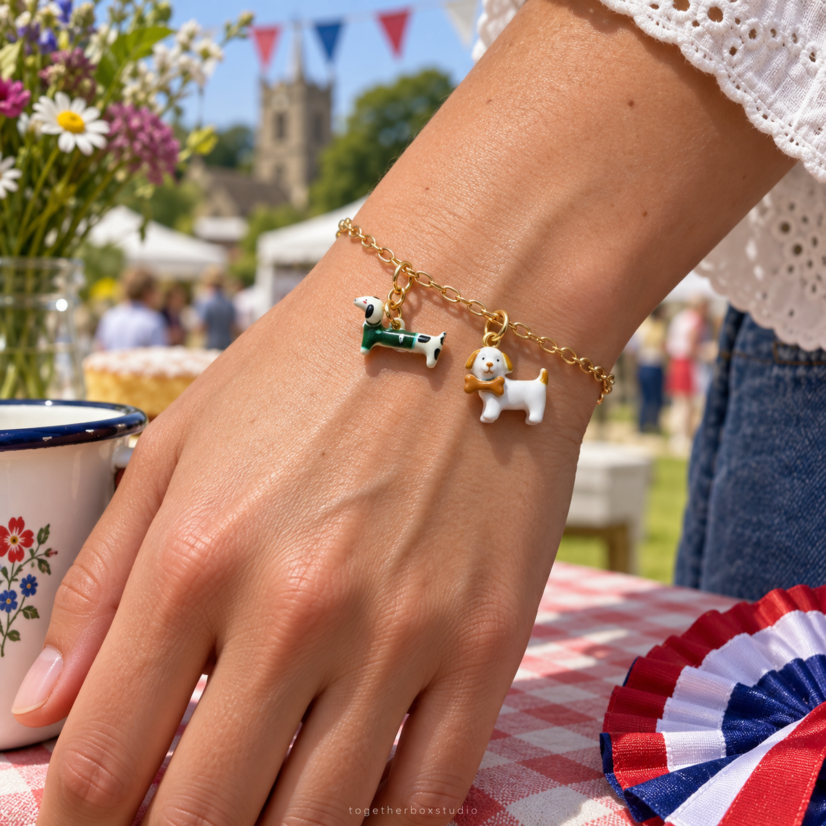The Village Dog Show Day – Copper & Stainless Steel Dog Charms & Pendants
